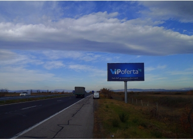Медиа планиране - Билборд реклама  - Билборд тип Пиза 4х3 м